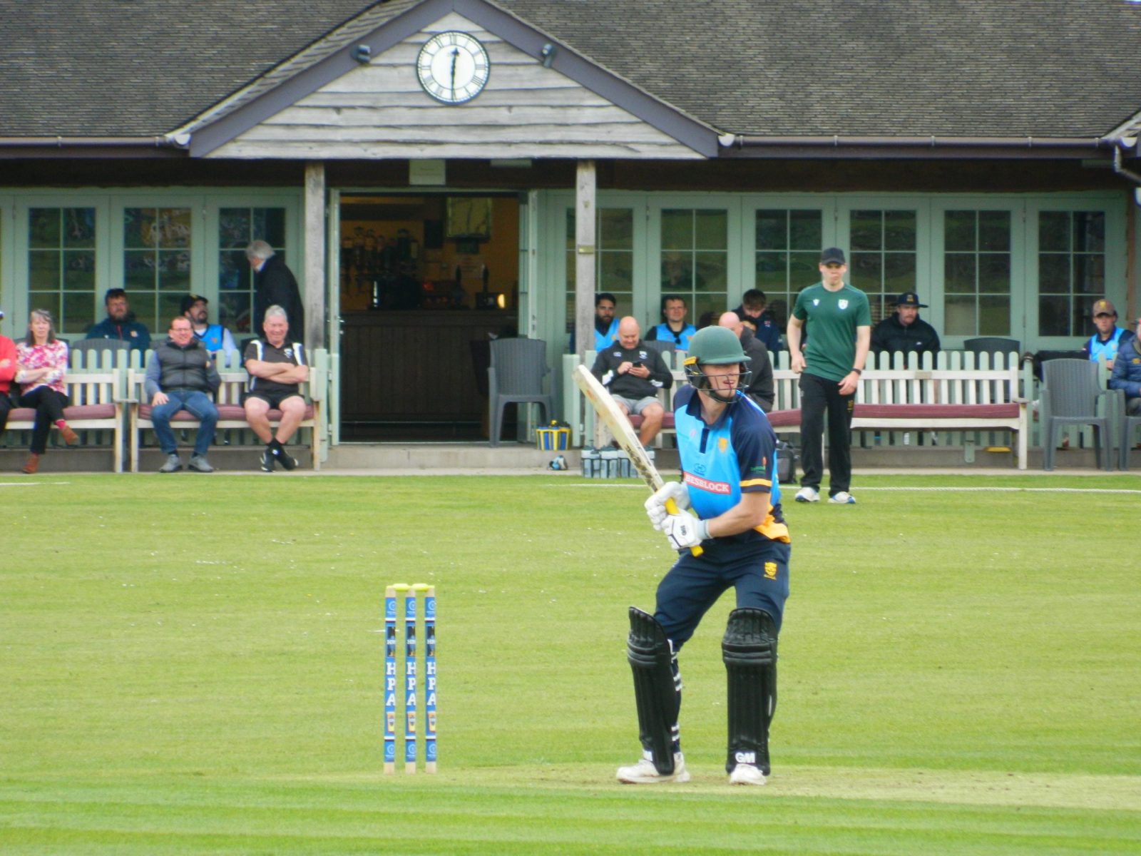 Joe Johnson batting for Shropshire