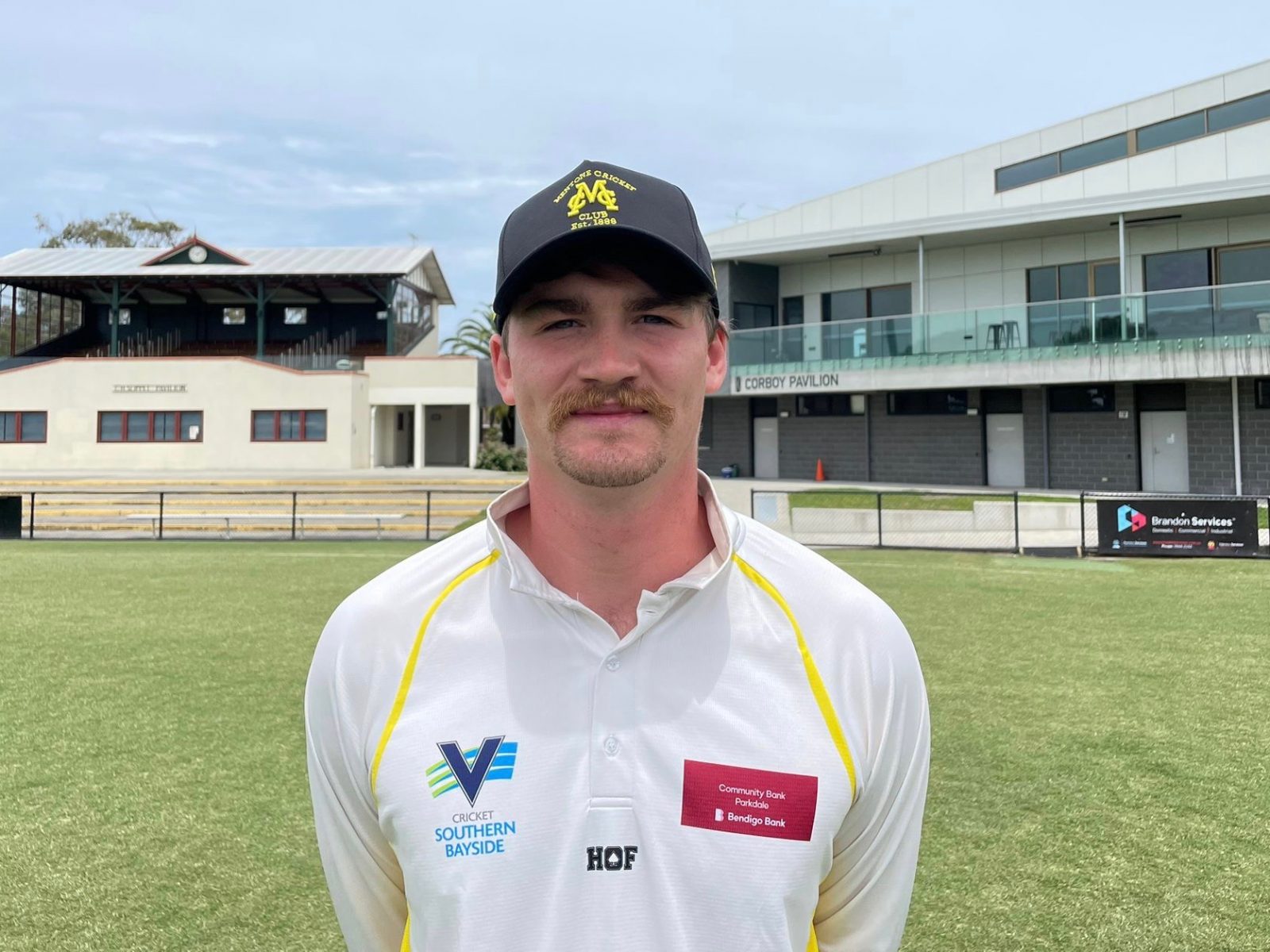 Lewis Evans at Mentone Cricket Club