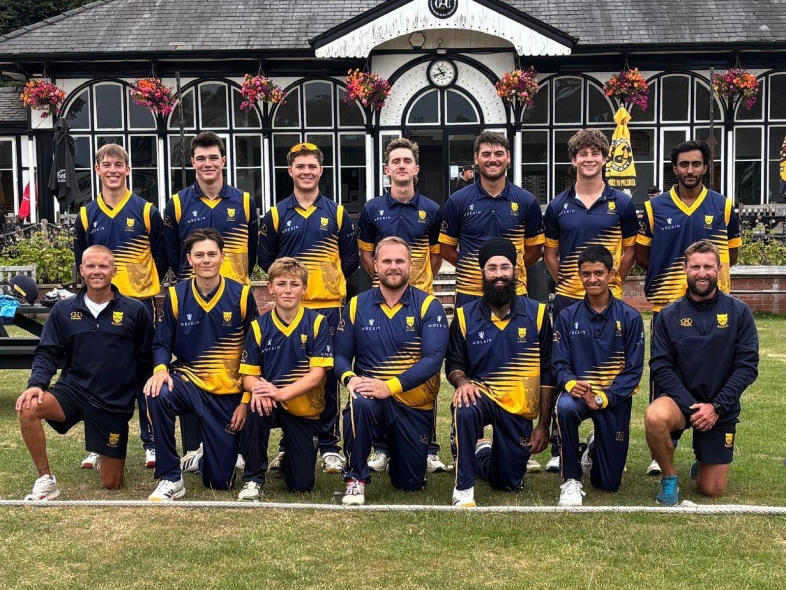 Shropshire Academy team against Cheshire 2nd XI