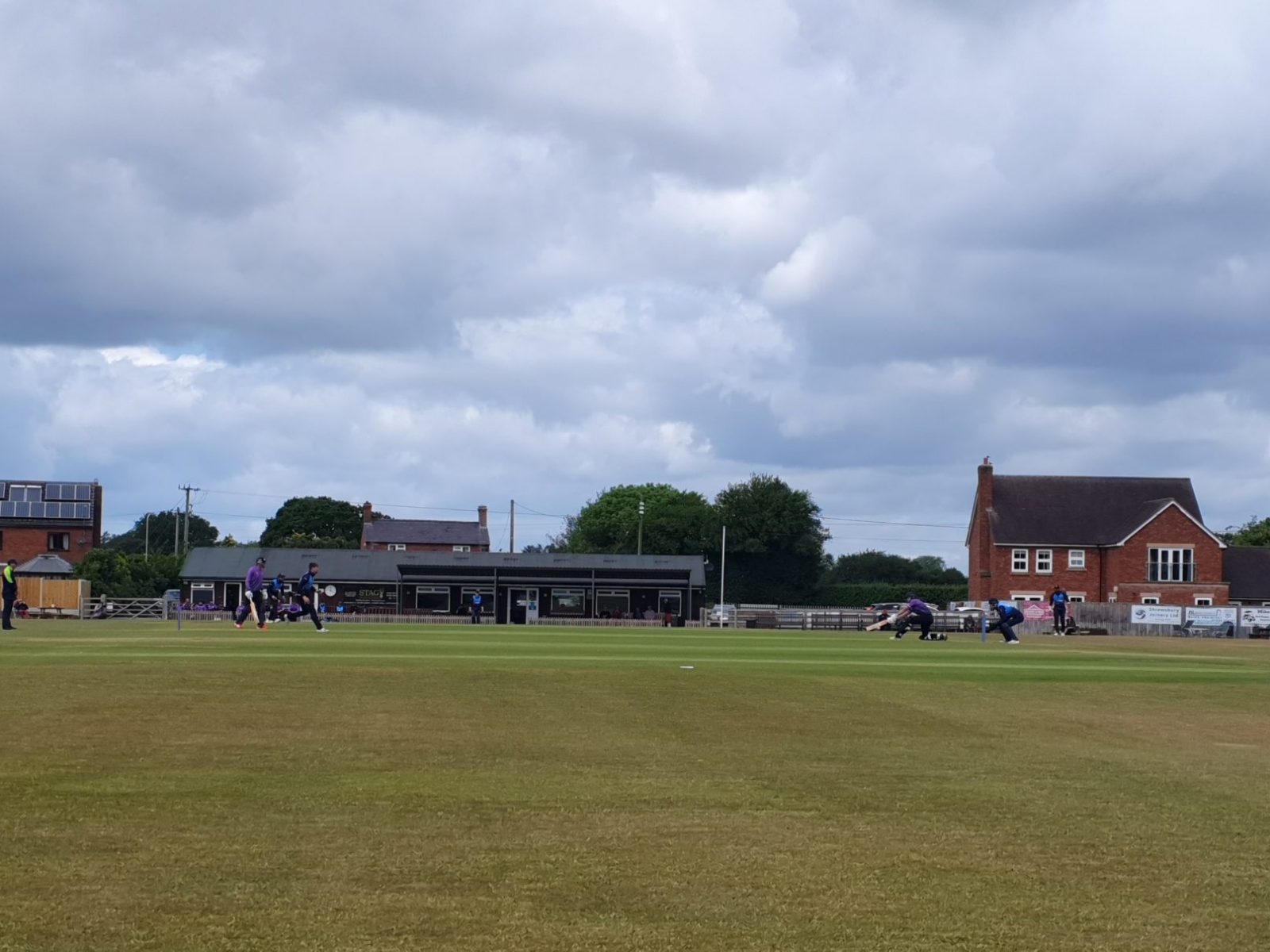 Wem CC looking towards the pavilion